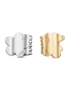 Pinza de pelo TOUS oso grande dorada y plateada elegante para mujer