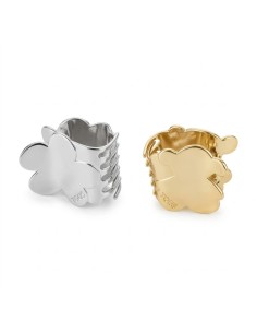 Pinza de pelo TOUS oso grande dorada y plateada elegante para mujer 2