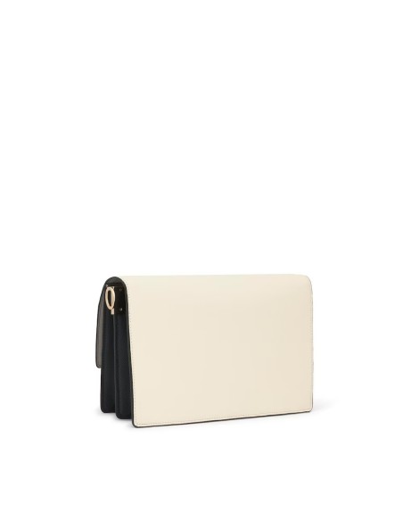Bandolera mediana TOUS Audree Saffiano beige y gris – Bolso elegante y funcional para mujer