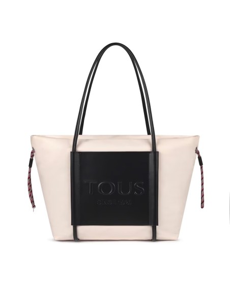 Capazo grande TOUS Empire Soft nude – Bolso shopper amplio y elegante para mujer