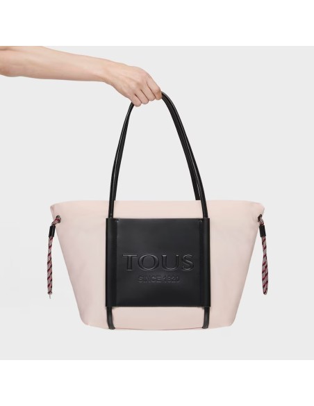 Capazo grande TOUS Empire Soft nude – Bolso shopper amplio y elegante para mujer