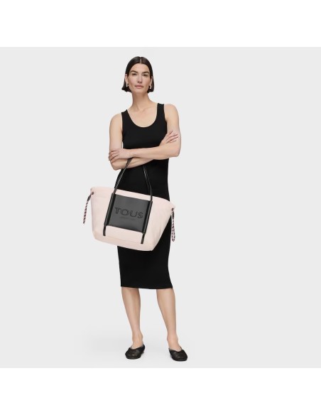 Capazo grande TOUS Empire Soft nude – Bolso shopper amplio y elegante para mujer