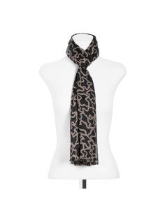 Foulard TOUS Kaos negro – Pañuelo elegante y versátil con estampado icónico