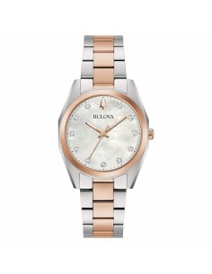 Reloj Bulova bicolor CLASSIC SURVEYOR LADY con diamantes