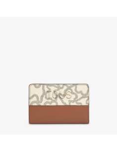 Cartera TOUS Kaos Icon camel y beige para mujer – diseño elegante y funcional