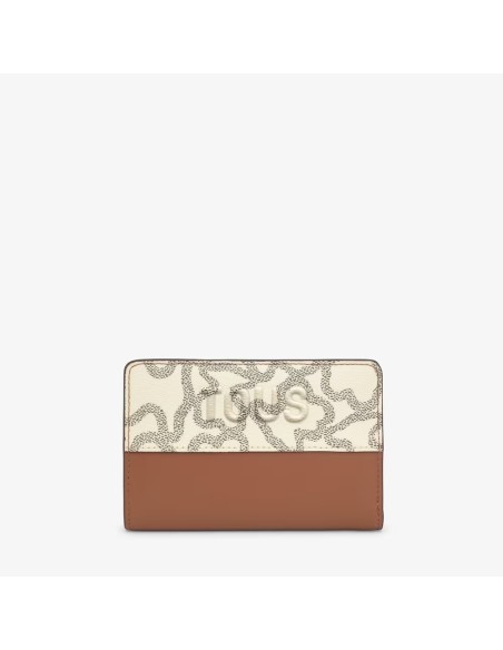 Cartera TOUS Kaos Icon camel y beige para mujer – diseño elegante y funcional
