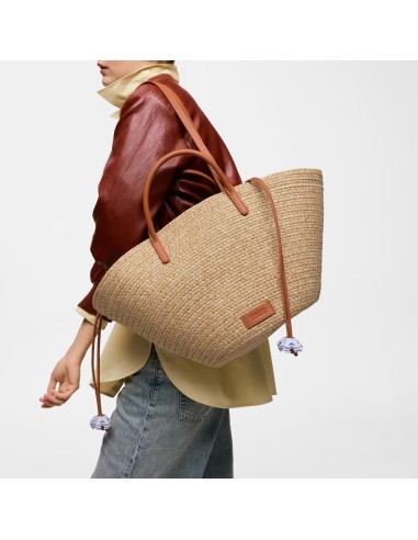 Capazo grande TOUS Summer Holidays natural – bolso de verano amplio y elegante
