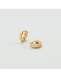 Pendientes criollas Ramatuelle doradas | Clásico elegante Agatha París