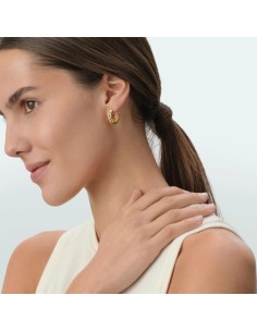 Pendientes criollas Ramatuelle doradas | Clásico elegante Agatha París 2