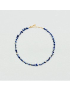 Collar corto Cassis acabado azul y oro | Elegancia moderna Agatha París 2