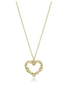 Collar Viceroy de plata dorada con circonitas para mujer 13248C100-30
