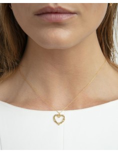 Collar Viceroy de plata dorada con circonitas para mujer 13248C100-30 2