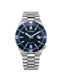 Citizen NJ0230-59L Reloj Automático Hombre Acero Inoxidable Esfera Azul Oscuro