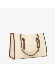 Shopper grande de jacquard beige TOUS Summer Holidays para mujer 2