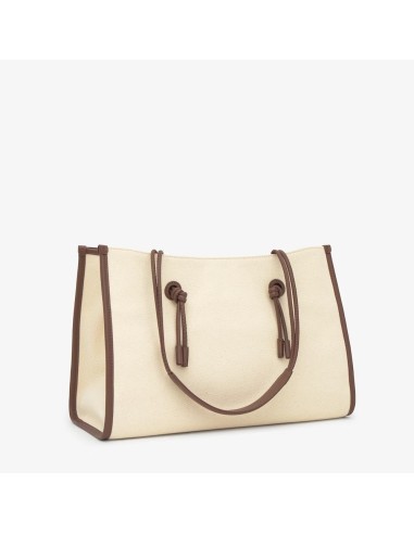 Shopper grande de jacquard beige TOUS Summer Holidays para mujer