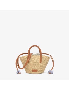 Capazo pequeño natural TOUS Summer Holidays para mujer