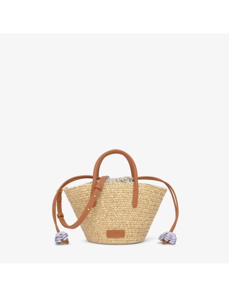 Capazo pequeño natural TOUS Summer Holidays para mujer
