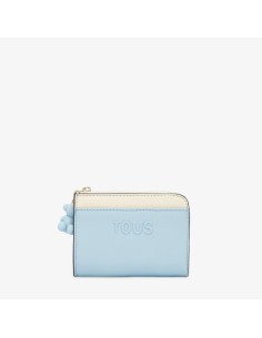 Monedero grande azul cielo Audree Saffiano TOUS para mujer