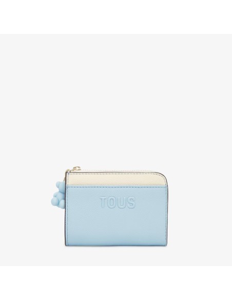 Monedero grande azul cielo Audree Saffiano TOUS para mujer