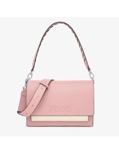 Bandolera mediana rosa empolvado Audree Saffiano TOUS para mujer