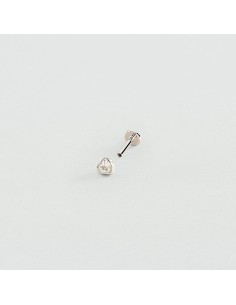 Piercing Mini Corazón Mix & Match de Plata con Cristal Plateado | Agatha Paris 2
