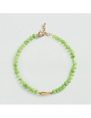 Collar Corto Calma Verde y Dorado para Mujer | Agatha Paris