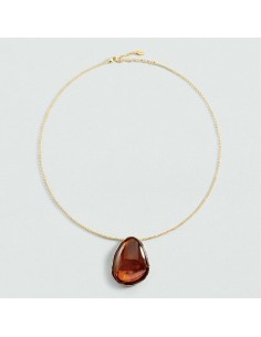 Collar Largo Calma Marrón y Dorado para Mujer | Agatha Paris 2