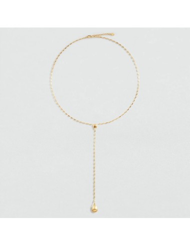 Collar Largo Calma Dorado para Mujer | Agatha Paris