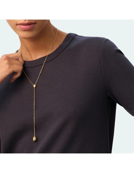 Collar Largo Calma Dorado para Mujer | Agatha Paris