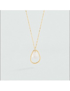 Collar Midi Calma Blanco y Oro para Mujer | Agatha Paris