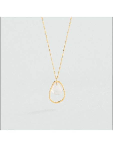 Collar Midi Calma Blanco y Oro para Mujer | Agatha Paris