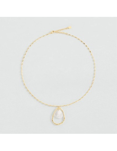 Collar Midi Calma Blanco y Oro para Mujer | Agatha Paris