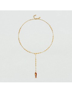 Collar Largo Calma Marrón y Dorado para Mujer | Agatha Paris 2