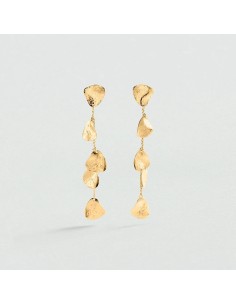 Pendientes Largos Calma Dorados para Mujer | Agatha Paris 2