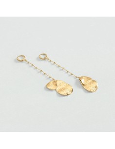 Pendientes Largos Calma Dorados para Mujer | Agatha Paris