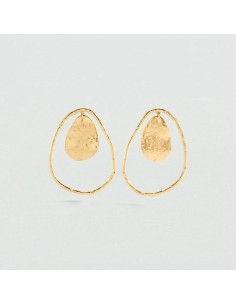 Pendientes Largos Calma Dorados para Mujer | Agatha Paris 2