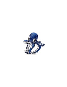 Charm Pulpo Azul Pandora Plata de Ley con Cristales y Esmalte 794706C01