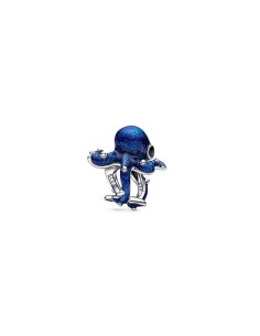 Charm Pulpo Azul Pandora Plata de Ley con Cristales y Esmalte 794706C01 2