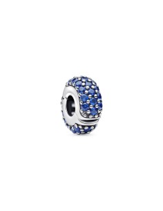 Charm Clip Gemas Azul Real Pandora Plata de Ley con Cristales Azules 794700C01