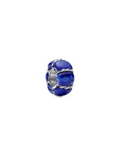 Charm Separador Boya Marítima Pandora Plata de Ley con Cristales Azules 794693C01