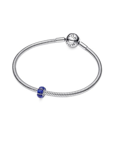 Charm Separador Boya Marítima Pandora Plata de Ley con Cristales Azules 794693C01
