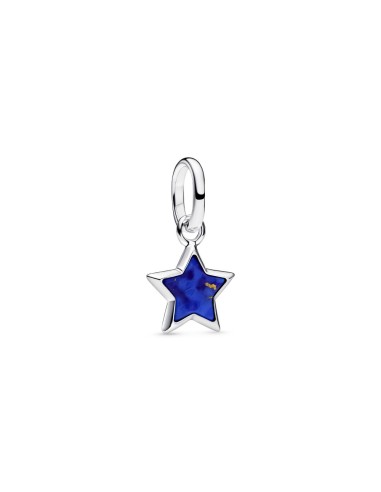 Charm Colgante Mini Estrella Azul Pandora Plata de Ley con Cristal Azul 794613C01