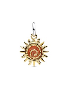 Charm Colgante Sol Remolino en Dos Tonos Pandora con Recubrimiento de Oro 14k 764703C01 2