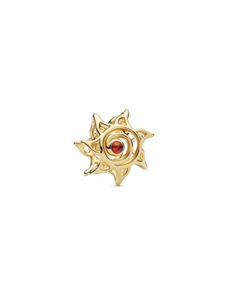 Charm Sol en Filigrana Pandora con Recubrimiento de Oro de 14k y Cristales 764625C01