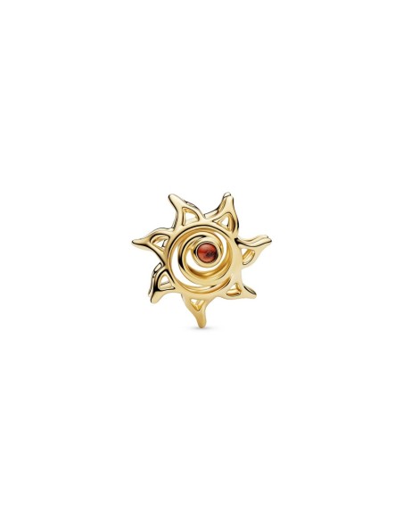 Charm Sol en Filigrana Pandora con Recubrimiento de Oro de 14k y Cristales 764625C01