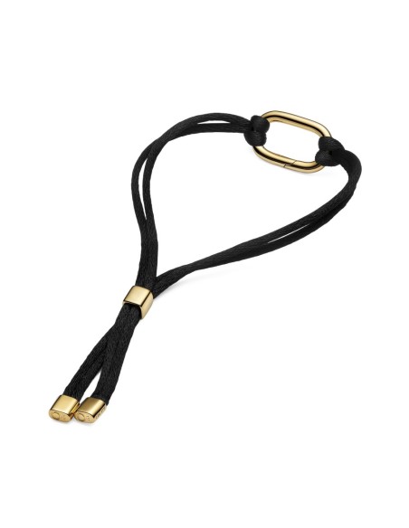 Pulsera Cordón con Eslabón Link que se Abre Pandora con Recubrimiento de Oro 14k 564680C01