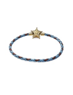 Pulsera de Cuero Estrella Sheriff Toy Story Disney Pixar x Pandora con Recubrimiento de Oro 14k 564605C01 2