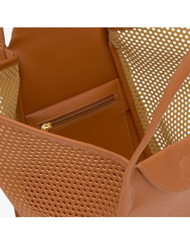Capazo mediano camel TOUS Tulip Cutout para mujer | Bolso shopper de verano