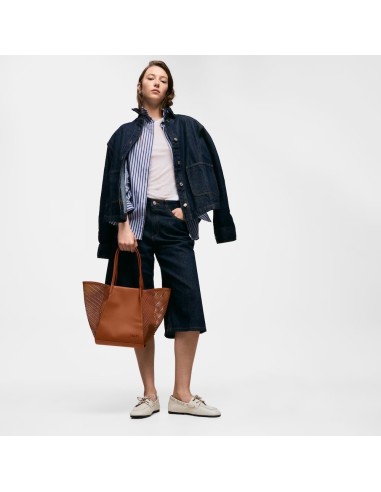 Capazo mediano camel TOUS Tulip Cutout para mujer | Bolso shopper de verano