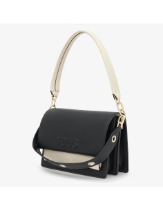 Bolso bandolera negro TOUS Kaos Icon para mujer | Bolso compacto y moderno